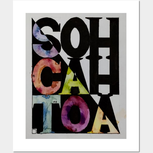 SOH CAH TOA Wall Art by Sweet K